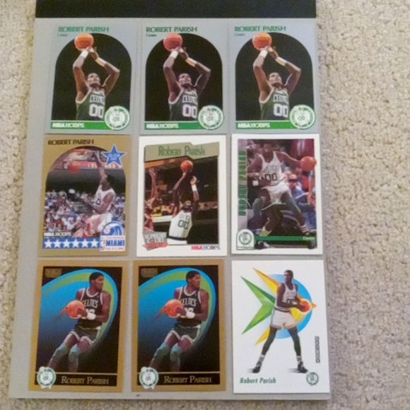 Lot of 26 Robert Parish Boston Celtics basketball cards - Picture 6 of 13